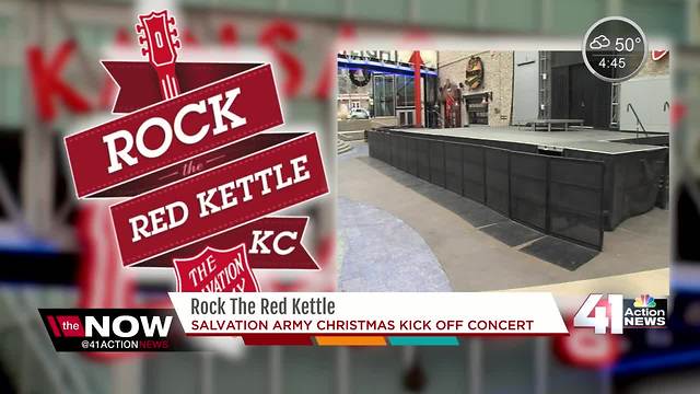 Salvation Army to hold 2nd Annual 'Rock The Red Kettle' Concert on Power & Light stage