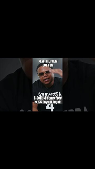 New interview up now! E-Solid is back with 9,125 Days in Angola: 4 Yrs Free!