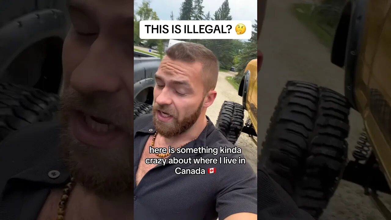 THIS should NOT be “Illegal” in Canada… 🇨🇦🚔 #liftedtrucks