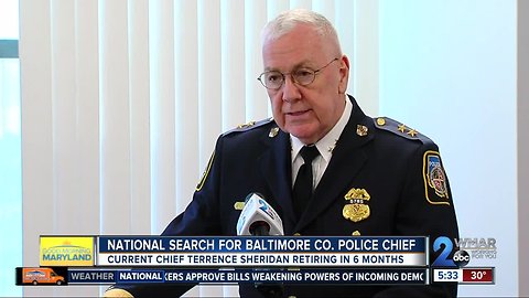 Baltimore County officials plan to appoint new police chief