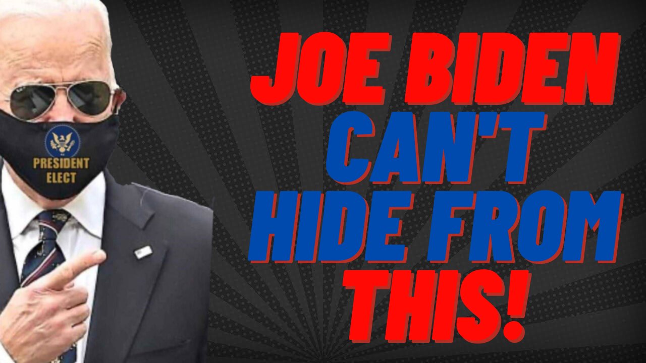 Joe Biden CAN'T HIDE From This.. No Matter How Hard The Media Tries, This Will HAUNT HIM