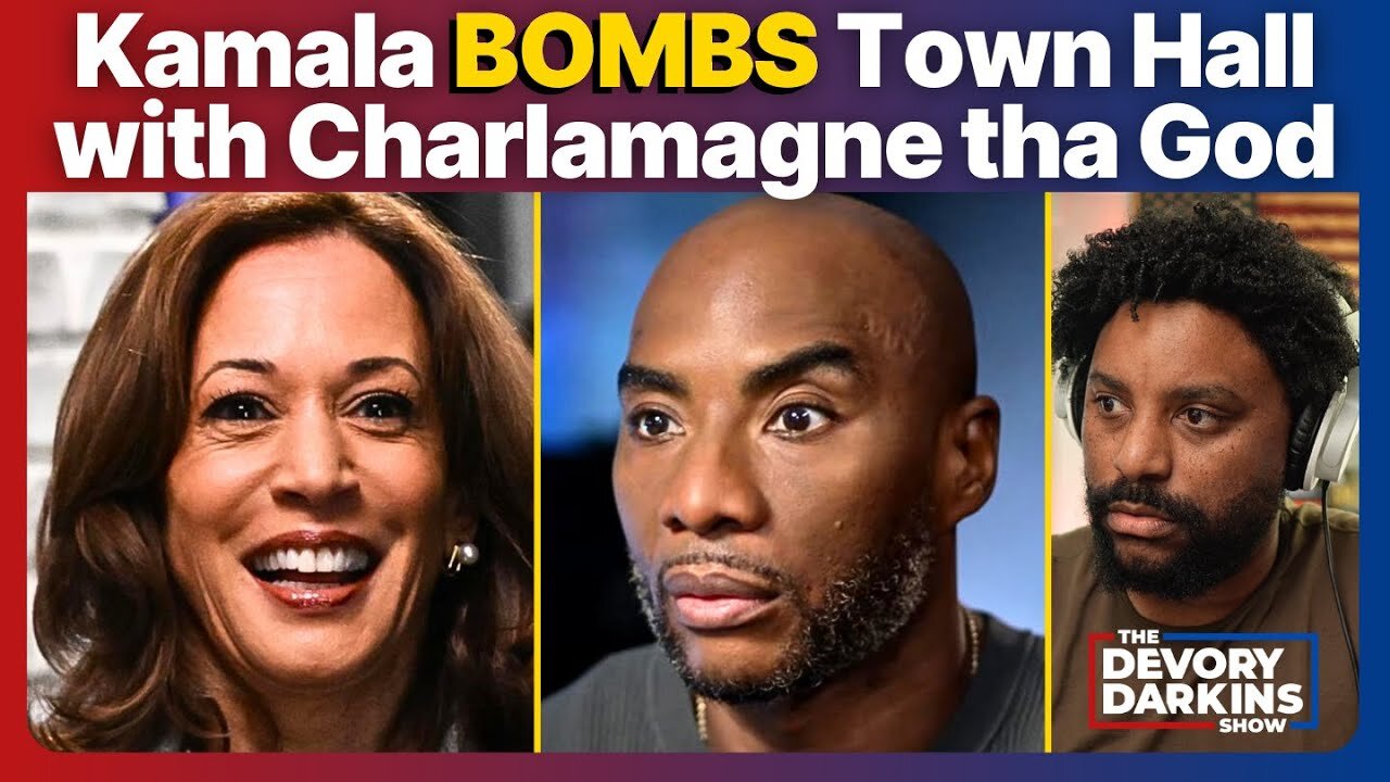 Kamala BOMBS Audio Town Hall With Charlamagne tha God