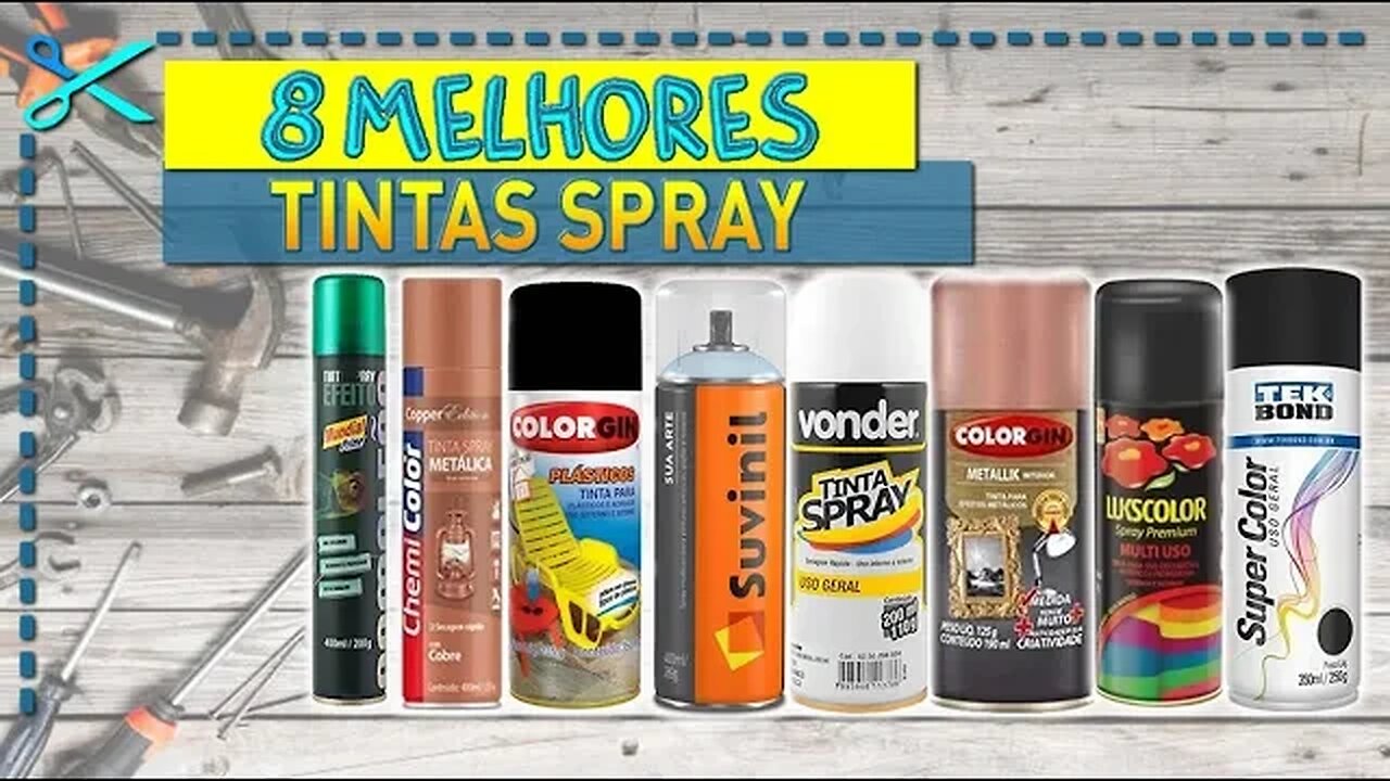 🏆 8 Melhores Tintas Spray