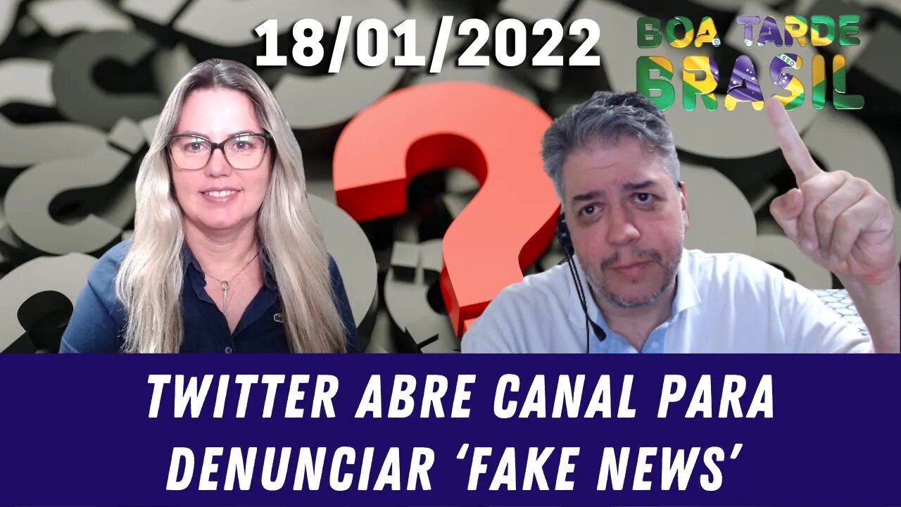 Twitter abre canal para denunciar Fake News - 18/01/2022