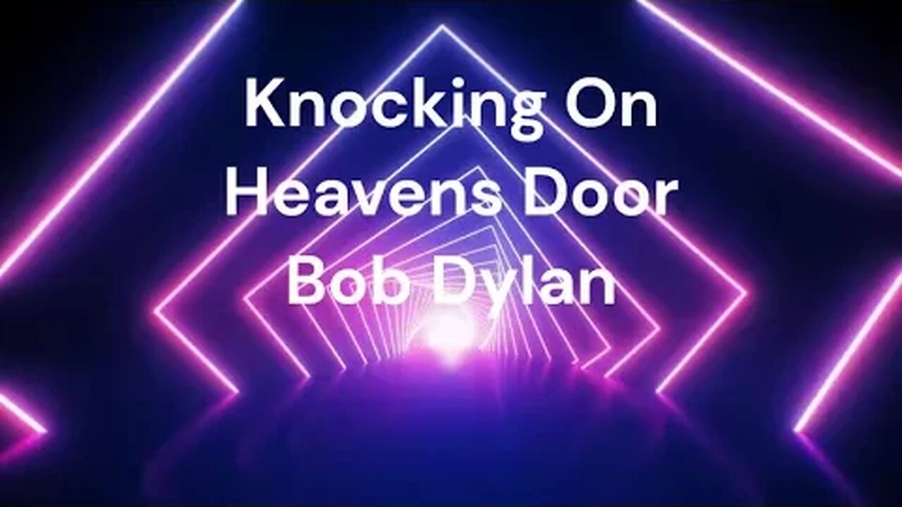 KNOCKING ON HEAVENS DOOR Chords Lyrics Karaoke BOB DYLAN !!!