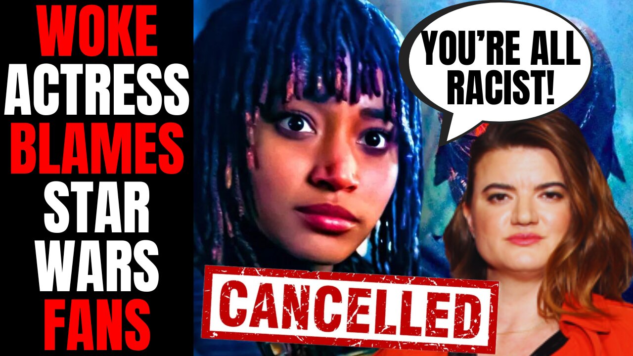 Woke Star Of The Acolyte Amandla Stenberg BLAMES Fans After Disney Star Wars Show Gets CANCELLED