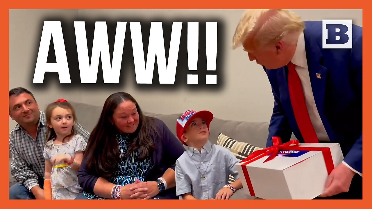 Aww! Trump Gives Child with Rare Brain Disorder Birthday Gift Before Taking Stage