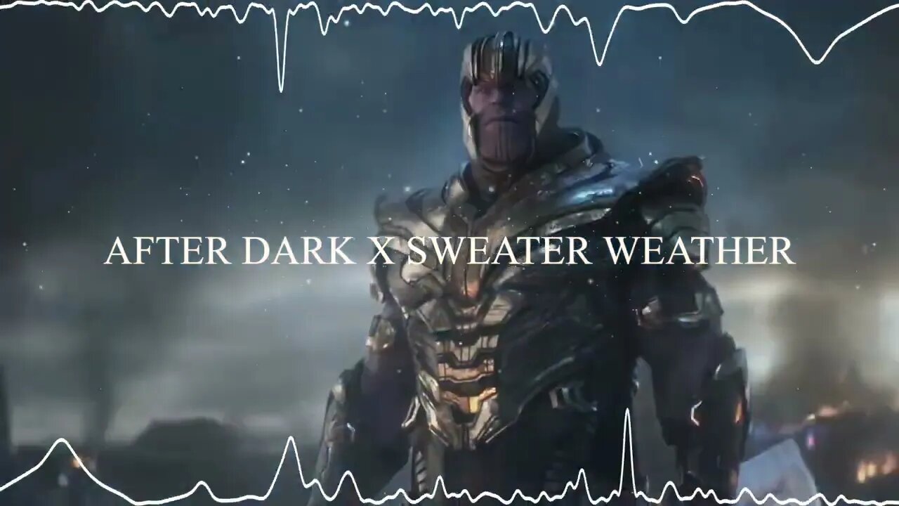 After Dark X Sweater Weather || Audio Edit || Slowed + Reverb || No Copyright