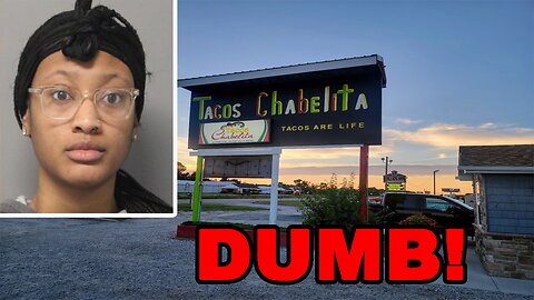 Black Woman may be going to PRISON over ordering TACOS! She made a DUMB DECISION!