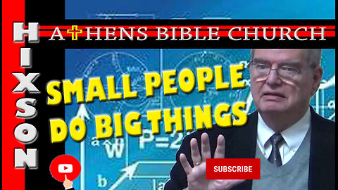 Small People Doing Big Things for God | Romans 1:13-17 | Athens Bible Church