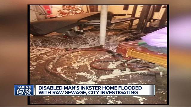 Disabled Inkster man's home floods with feces, urine 13 times