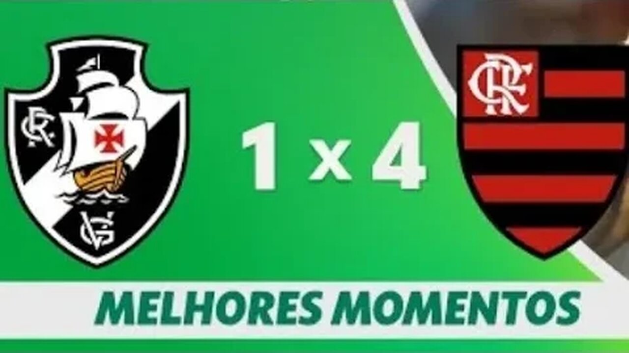 Vasco 1 x 4 Flamengo - Melhores Momentos (COMPLETO) | Brasileirão 2023 / MASSACRE DO MENGÃO