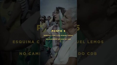 Santo Rosário com caminhão de som em Copacabana!