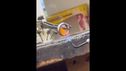 Adding beads to the inside of a ring