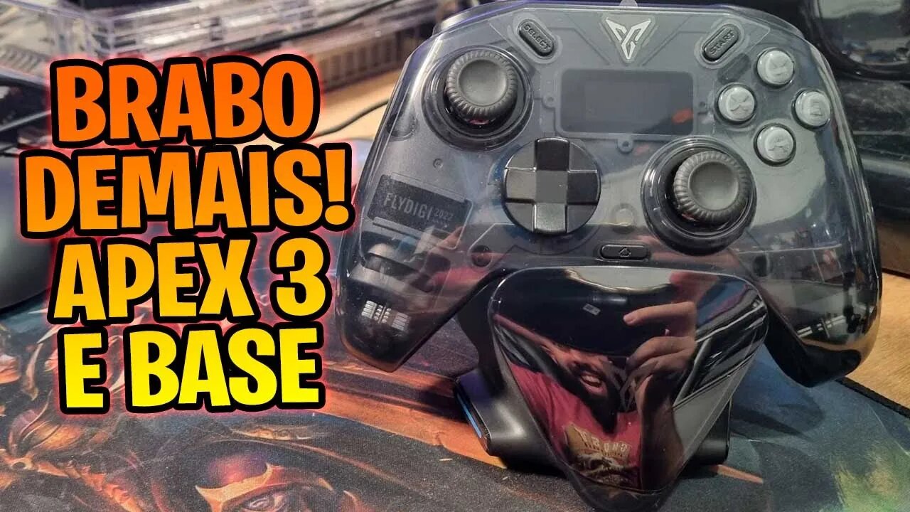 Flydigi Apex 3! Jogando com o Apex 3 no Nintendo Switch e conferindo a base de carregamento!