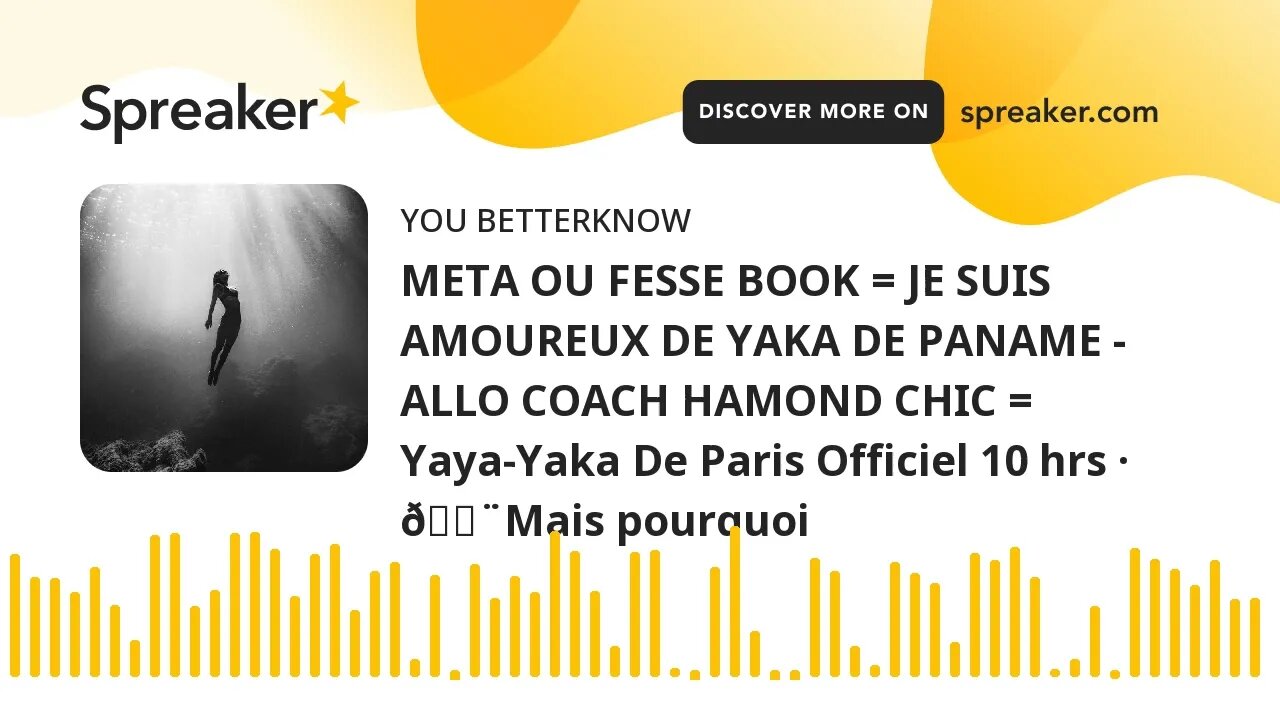 META OU FESSE BOOK = JE SUIS AMOUREUX DE YAKA DE PANAME - ALLO COACH HAMOND CHIC = Yaya-Yaka De Par