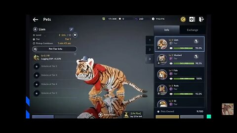 my tiger at Black Desert Mobile Server America !!!