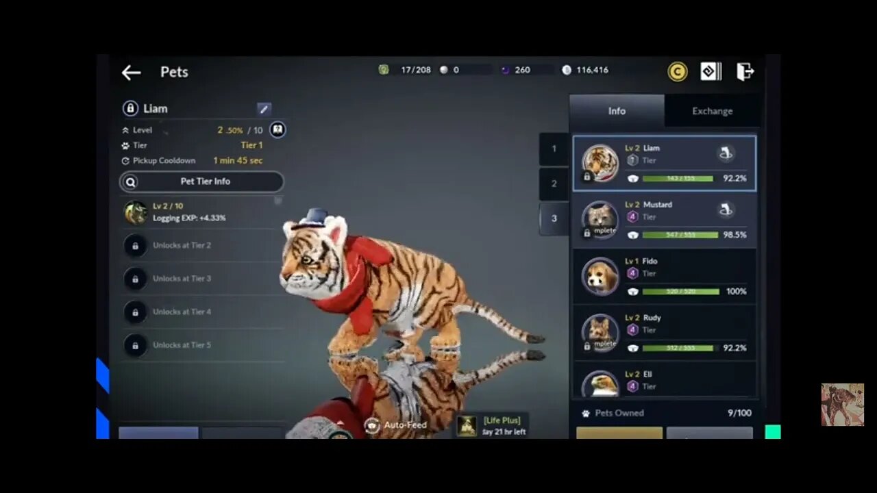 my tiger at Black Desert Mobile Server America !!!