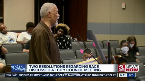 Two resolutions regarding race discussed at Omaha City Council meeting