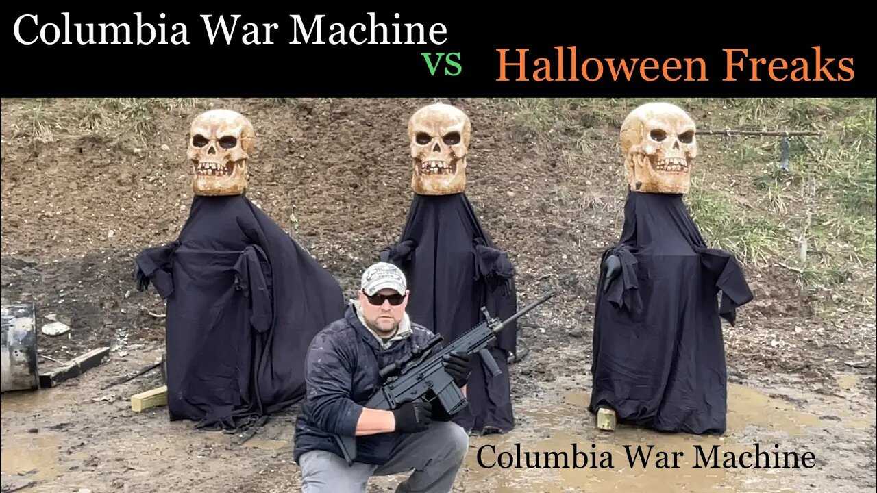 Columbia War Machine vs Halloween Freaks!!! Columbia War Machine