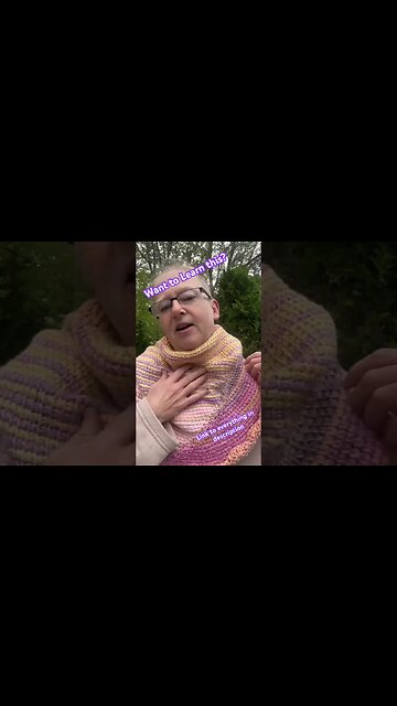 Shawl to Cowl Modification! #crochet #tunisiancrochet #crochettutorial #crochetpattern