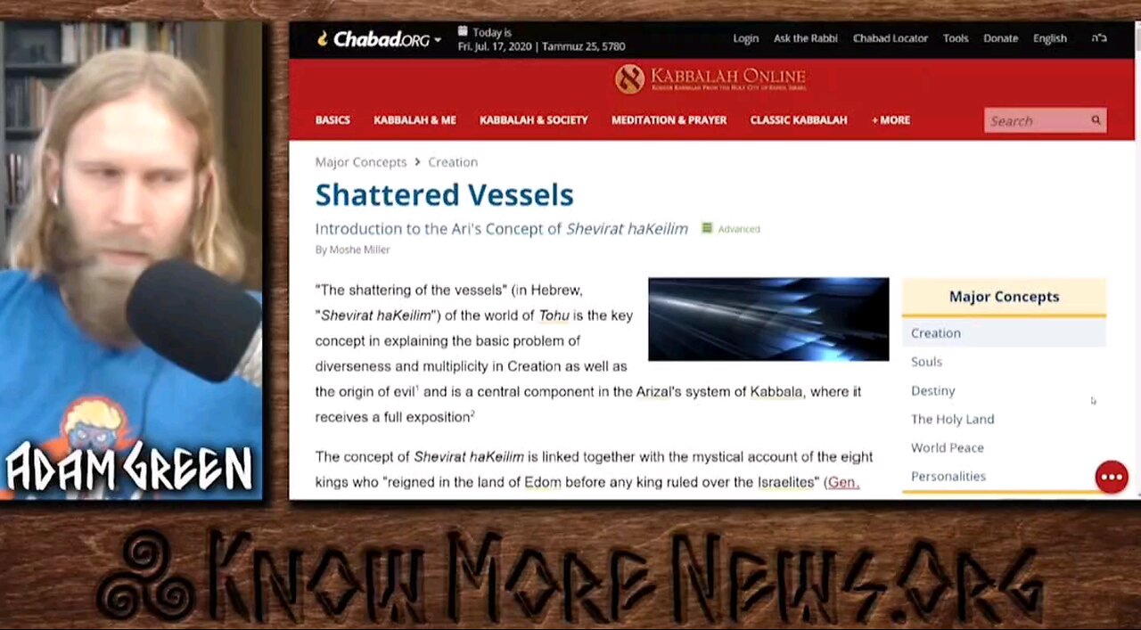 ""The shattering of the vessels" in Lurianic Kabbalah (part 1) by Adam Green