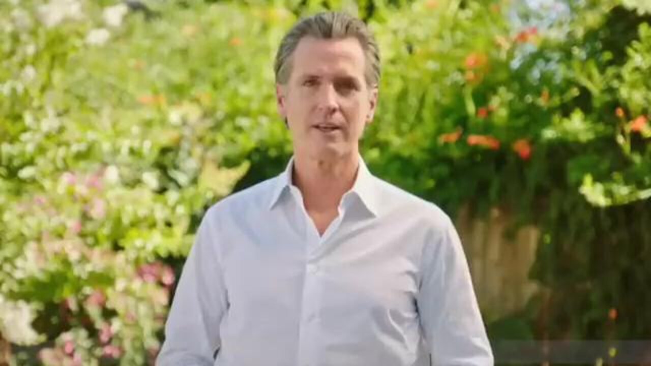 Gov Newsom (California) -- The Real Political Ad for Gov DeSantis (FL)