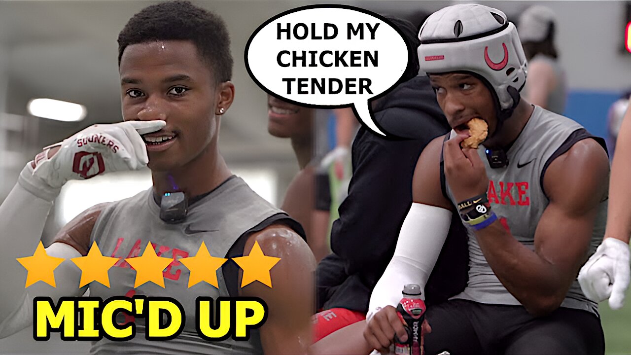 MIC'D UP 5 STAR MICAH HUDSON #1 WIDE RECEIVER IN THE COUNTRY!!