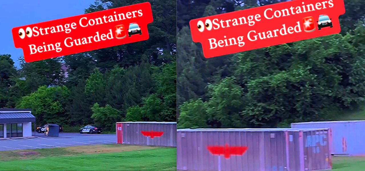 SHIPPING CONTAINERS LOADED WITH MILITARY HARDWARE IN YOUR NEIGHBORHOOD??? WAITING FOR THE INVASION??