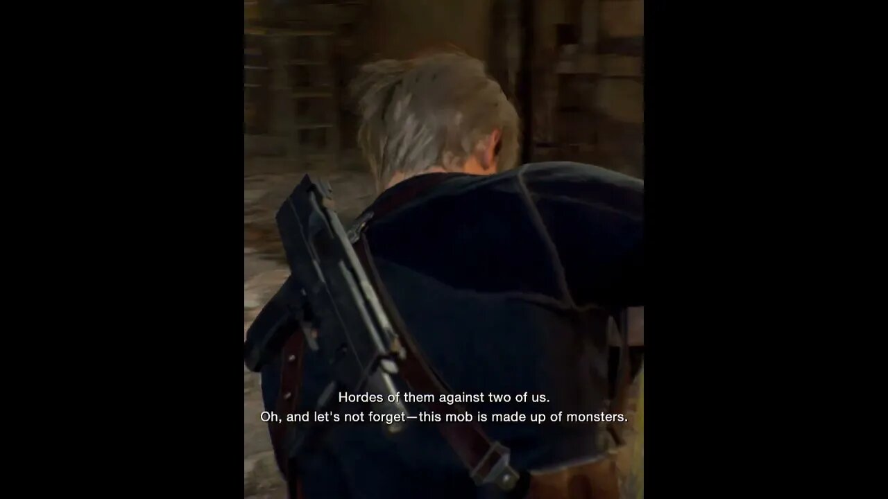 Okay it's Game time... #leonskennedy #gaming #residentevil4remake