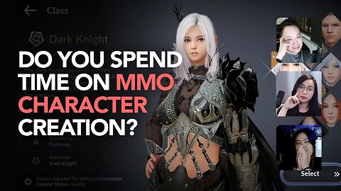Ilang Oras kas sa Character Create ng mga MMO?
