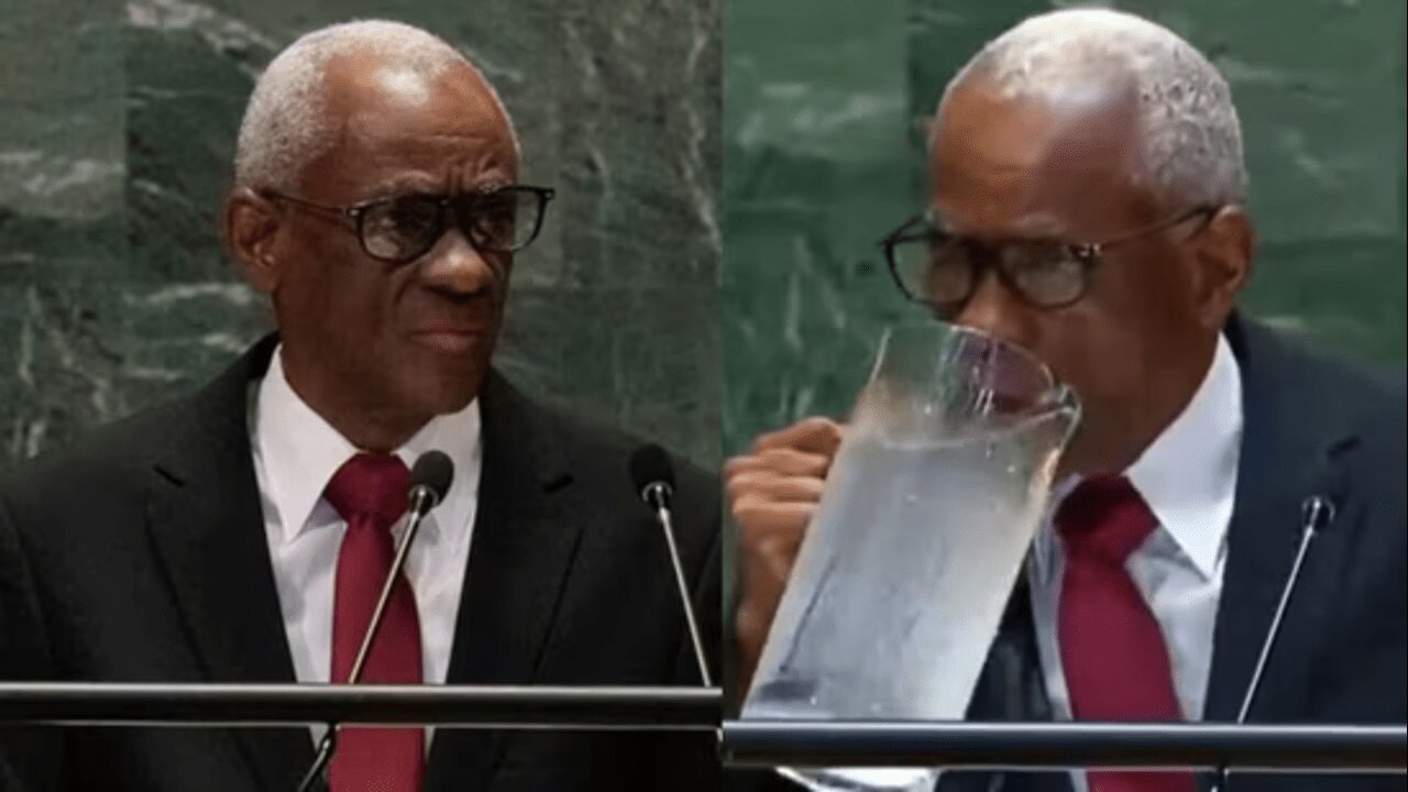 Haitian President's UN Speech Goes Viral After Hilarious Water Spill!