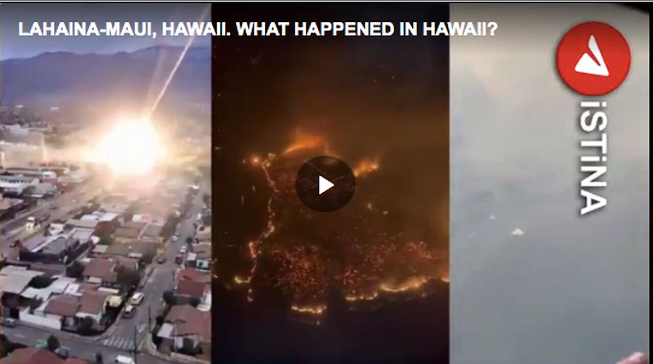 What happened during the wildfires on the island of Maui