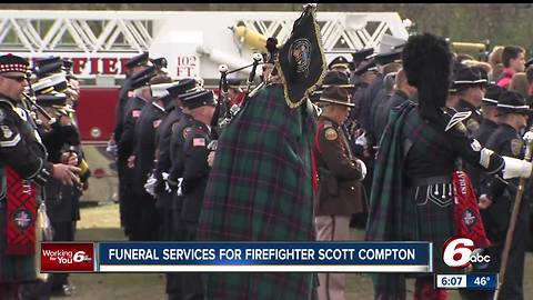 Funeral services held for firefighter killed in the line of duty