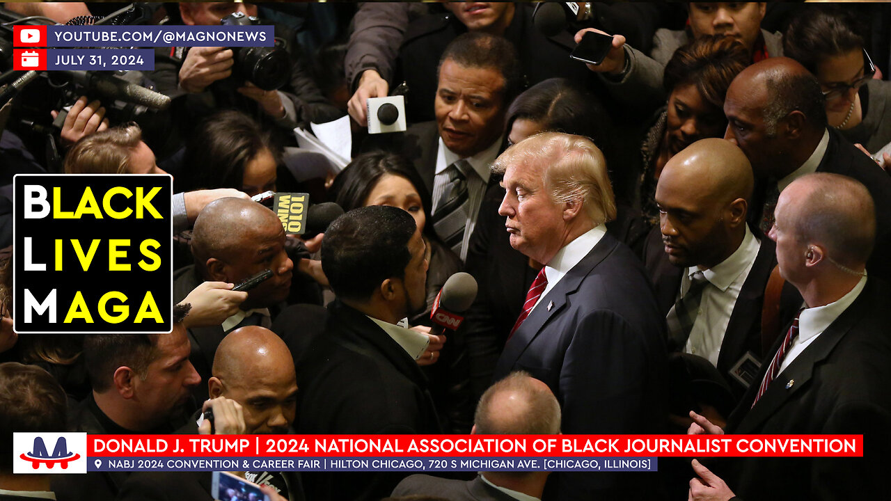 🇺🇸 Donald Trump | National Association of Black Journalist Convention in Chicago, IL (July 31, 2024)