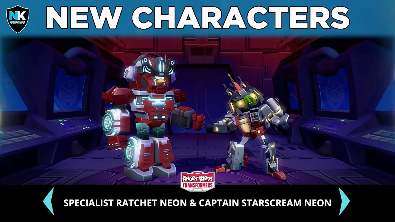 War Pass Season 19 - New Characters Preview - Specialist Ratchet Neon & Captain Starscream Neon