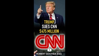 Trump Sues CNN for DEFAMATION: $475 Million Lawsuit #shorts