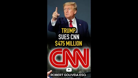 Trump Sues CNN for DEFAMATION: $475 Million Lawsuit #shorts