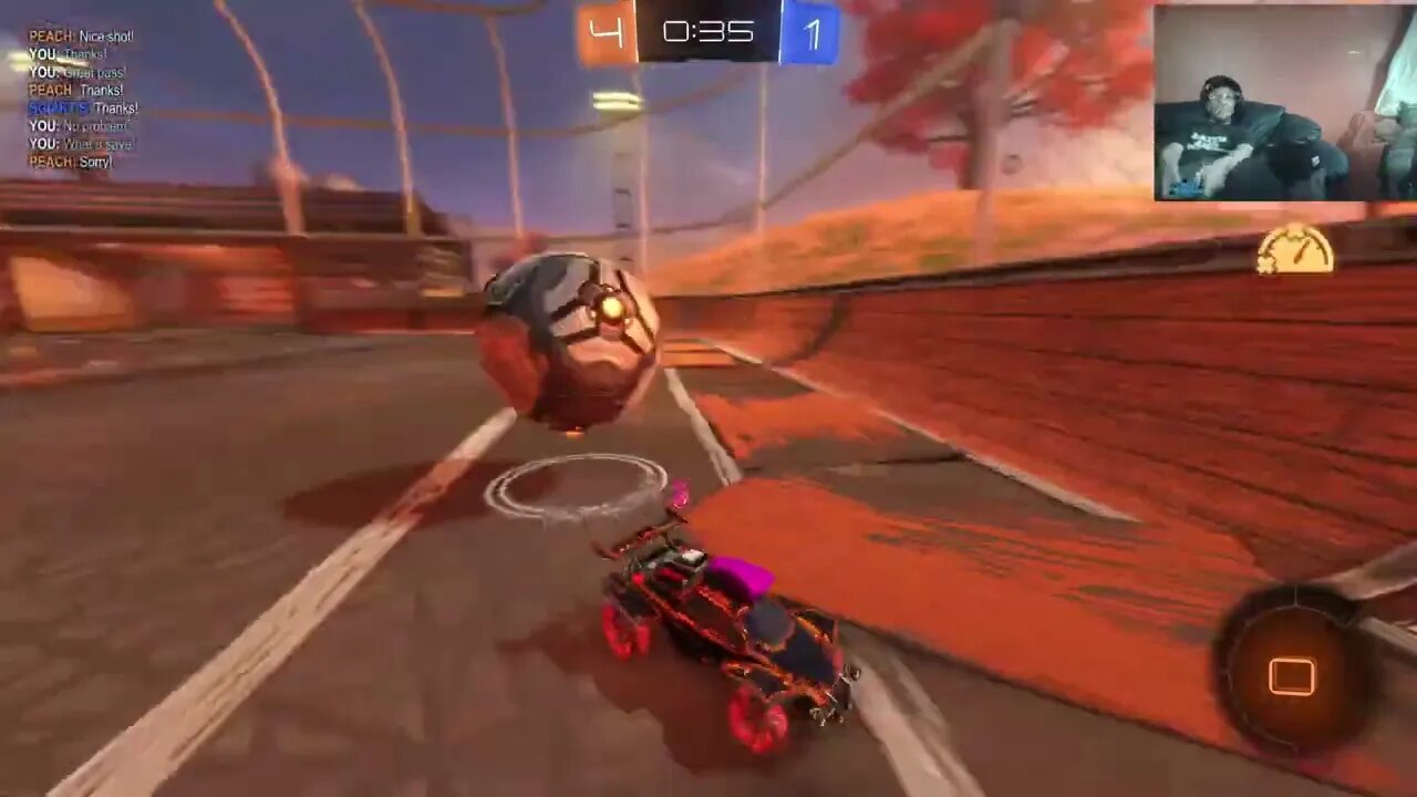 Evil lag on Rocket League Saturday morning funz #chill
