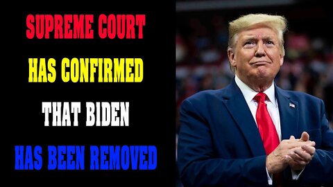 SUPREME COURT HAS CONFIRMED TRUMP IS THE WINNER !!! - TRUMP NEWS