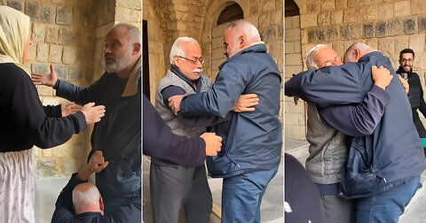 Moment the freed Syrian prisoners reunite with their families – Heartfelt images