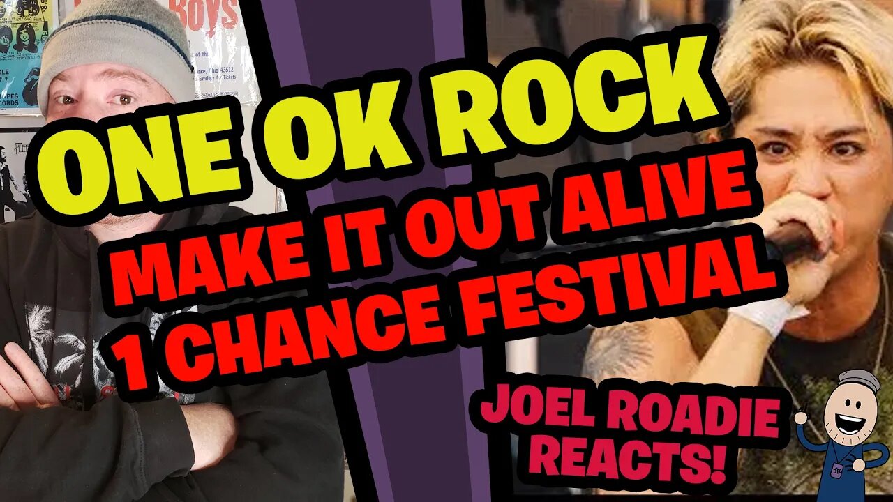 ONE OK ROCK - Make It Out Alive [1CHANCE FESTIVAL 2023] - Roadie Reacts