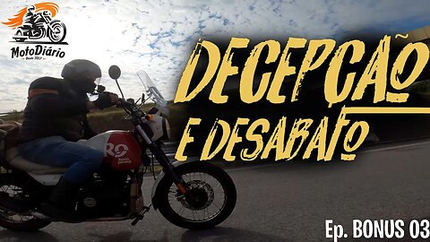 Decepção e desabafo......