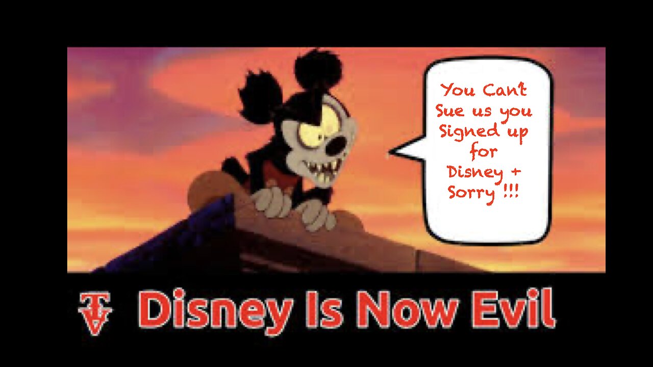 Disney is Evil (Make sure you read the Terms of service before you get Disney+)