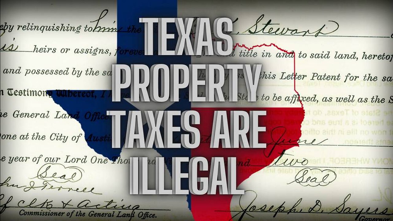 Texas Property Taxes Are Illegal