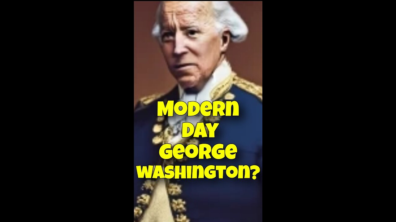 Modern Day George Washington? "Biden Stepped Away From Power"