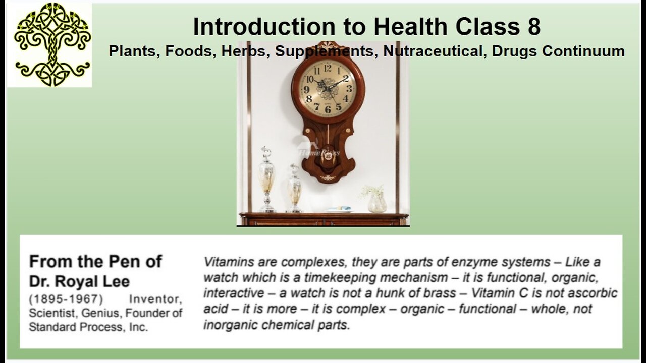 Personal Alkemy Intro to Health Class 9 of 10 - Drugs, Nutraceuticals and Vitamins and Labels