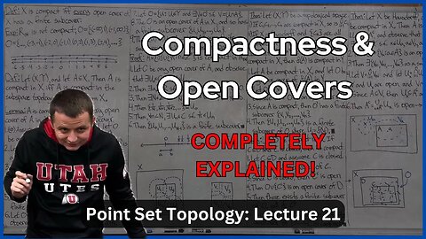 Compactness & Open Covers – Lecture 21 (Topology)