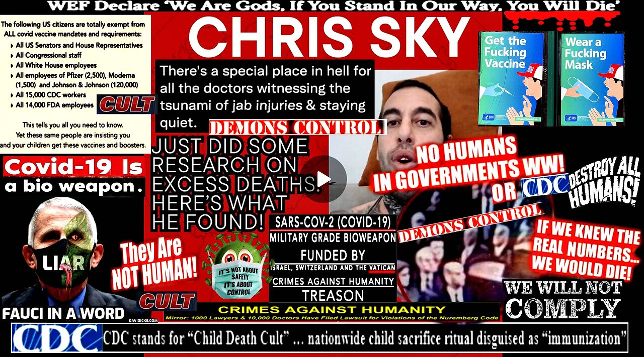 Chris Sky: EXCESS DEATHS SOARING! Here's the Reason Why! (compilation version)