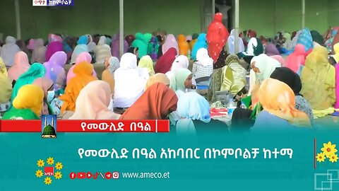 የመውሊድ በዓል አከባበር በኮምቦልቻ ከተማ
